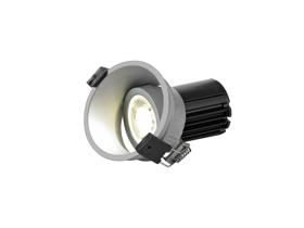 DM200924  Bania A 10 Tridonic Powered 10W 4000K 810lm 36° CRI>90 LED Engine Silver Adjustable Recessed Spotlight, IP20